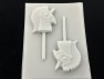 586sp Fort Daytime Unicorn Large Chocolate or Hard Candy Lollipop Mold